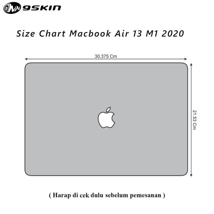 9Skin Macbook Air 13 M1 2020 Skin Case Protector - Vinyl Texture