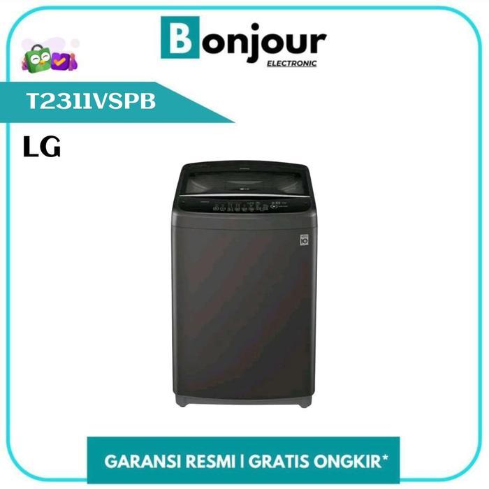 Mesin Cuci LG T2311VSPB Top Loading 11 Kg Mesin Cuci Smart Inverter Turbo Drum 11 Kg