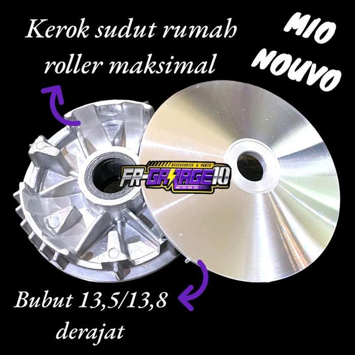 "New" PULLEY MIO RUMAH ROLLER MIO RACING RUMAH ROLLER MIO SPORTY MIO SET RUMAH ROLLER DAN KIPAS