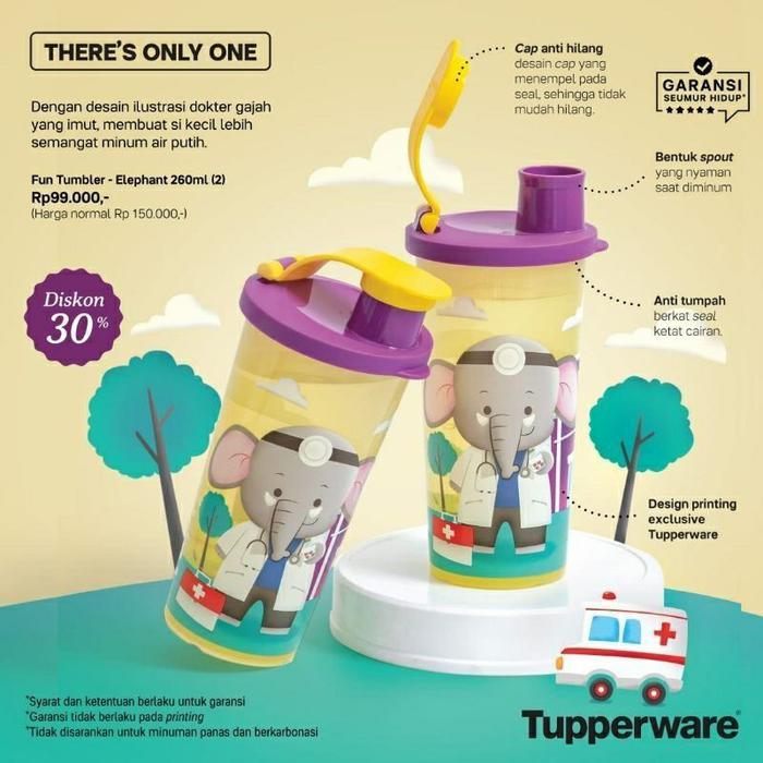FUN TUMBLER TUPPERWARE 260ML