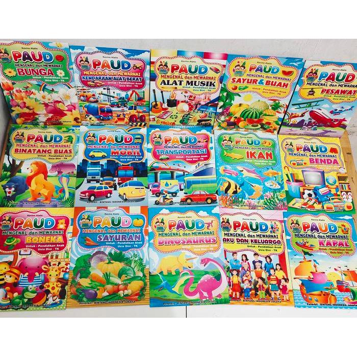 Buku Mewarnai Anak TK Dan Paud