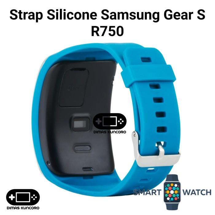 STRAP SILICONE SAMSUNG GEAR S R750 SILICON TALI JAM KARET SMARTWATCH SAMSUNG GEAR S R750