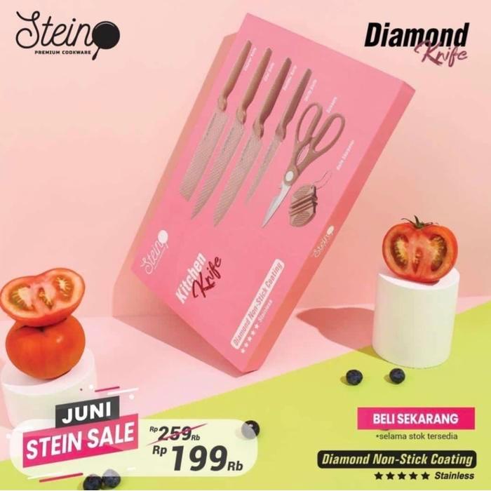 Knife Set Steincookware / Diamond Non Stick Coating Knife Set