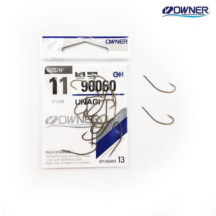 Owner Unagi 90060 Hook Pancing Kail Made in Japan Mata Kail TajamOwner Unagi 90060 Hook Pancing Kail