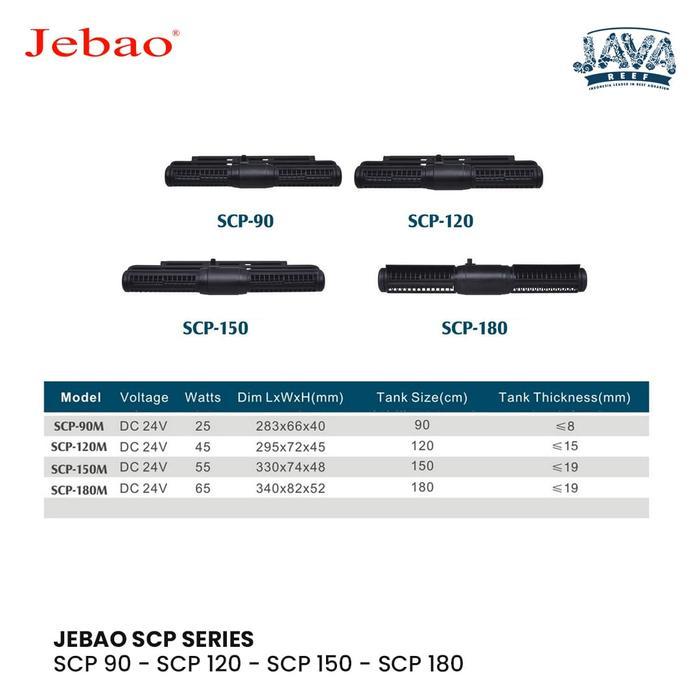 Jebao Cross Flow Wavemaker SCP 90 (Wavemaker Air Laut 10200 Lph)