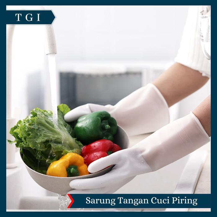 NEWW TGI - SARUNG TANGAN CUCI PIRING KARET / SARUNG TAMAN BERKEBUN / SARUNG TANGAN TEBAL KARET /