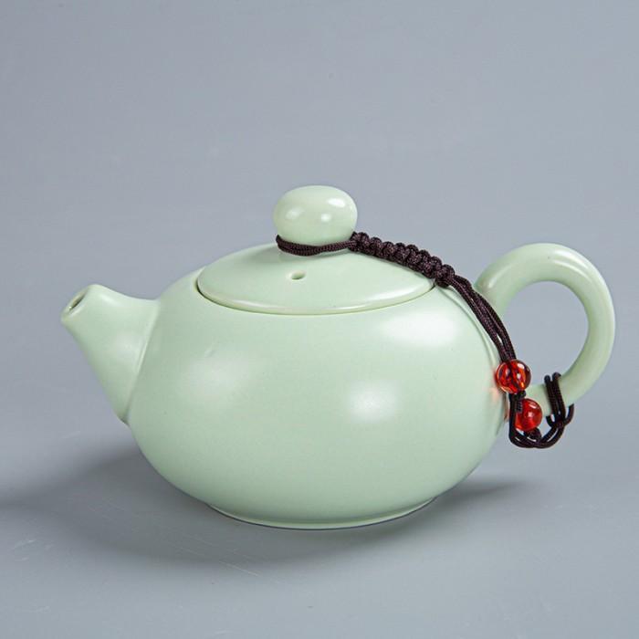 CHINESE TEA POT SET ANTIQUE TEKO TEH CHINA 4 CANGKIR KERAMIK