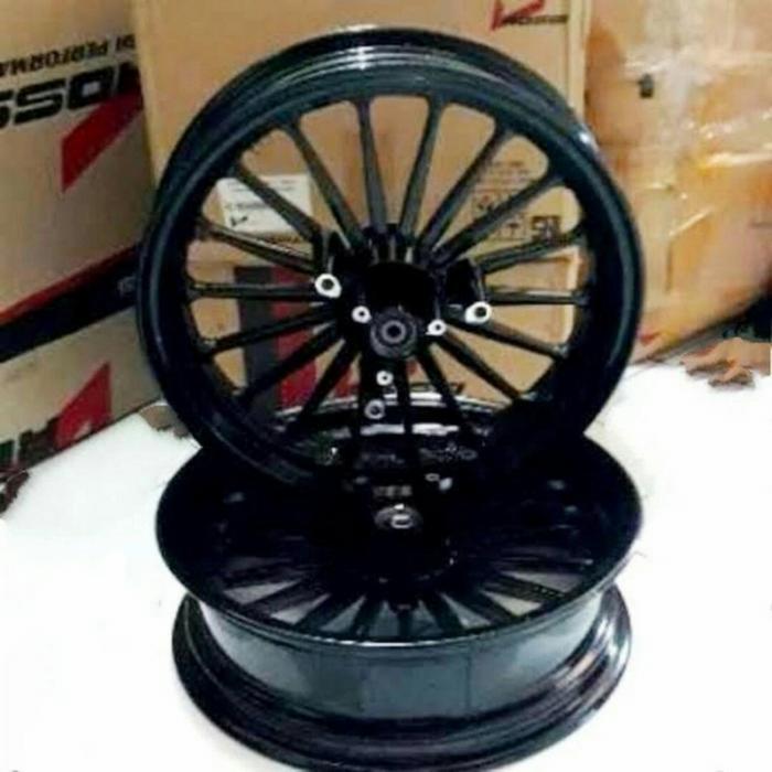 Velg Rossi Galaxi Model Daytona Yamaha New Nmax Uk 350/400 -R-13 Hitam