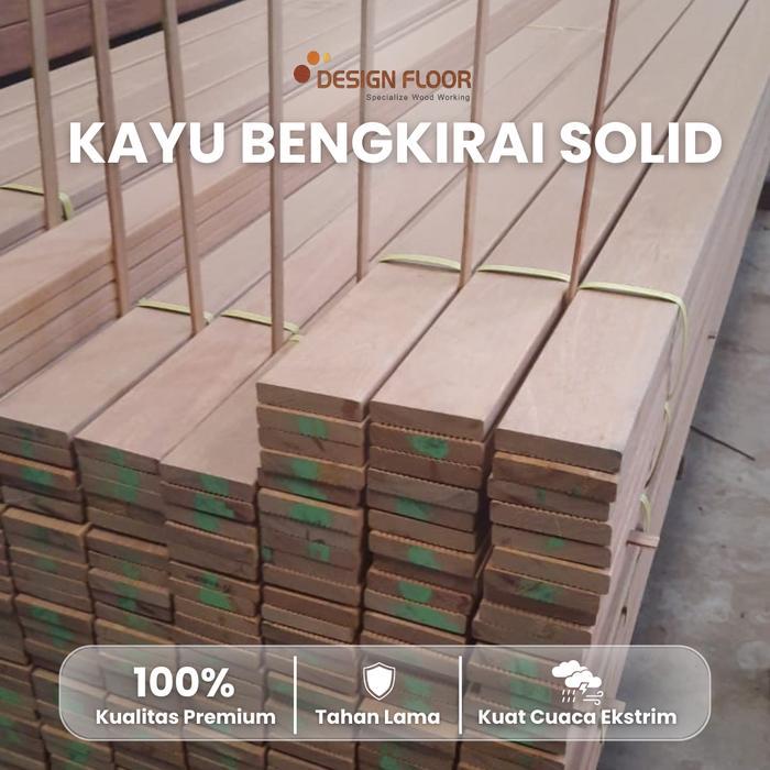 N3W Decking Kayu Bengkirai Grade A 2940-390
