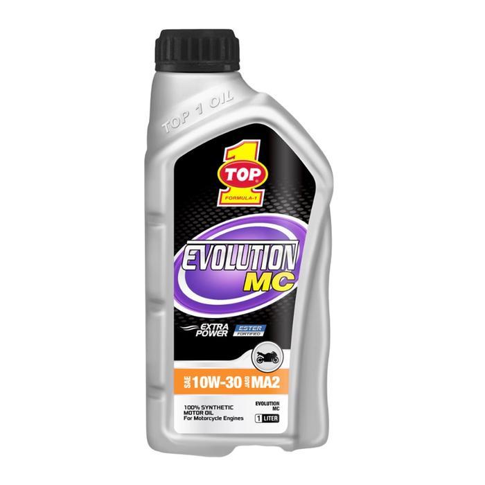 OLI OIL MESIN MOTOR TOP1 TOP 1 EVOLUTION ESTER SAE 10W30 1L R25 R15 VIXION MX FU ORIGINAL 100% FULL
