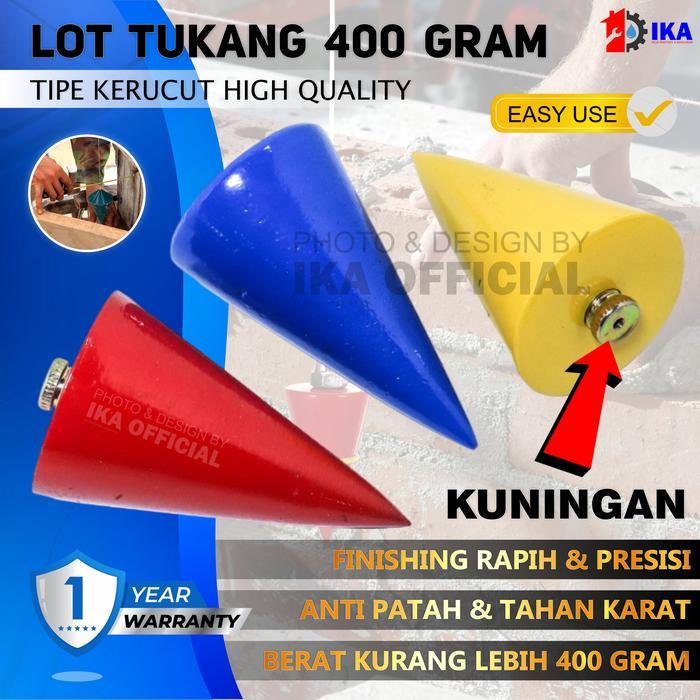 Lot Timbangan / Lot Tukang / Bandul Gantungan Kerucut Murah Lot tukang