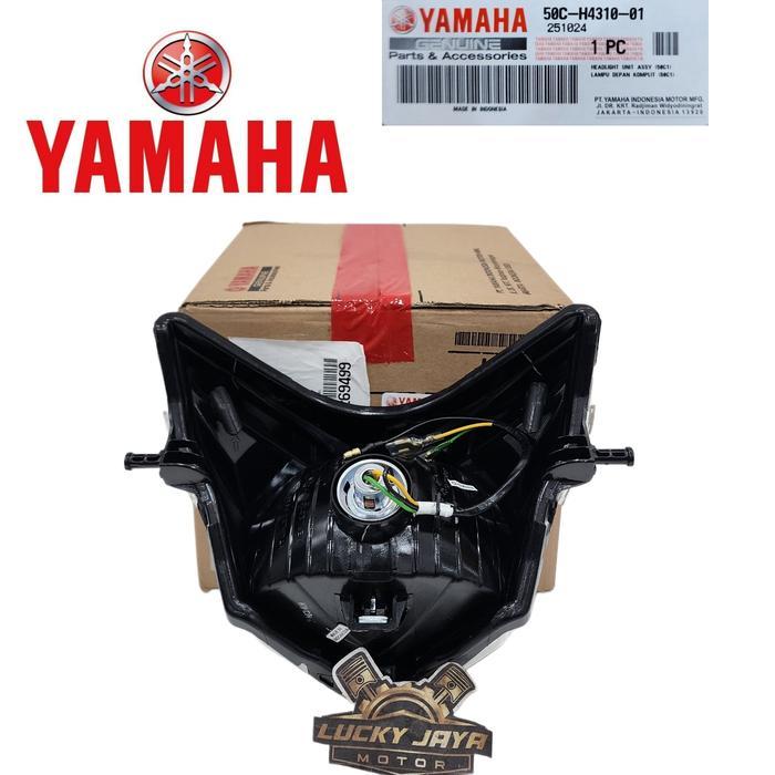 Lampu Depan Reflektor Jupiter Mx New 135 Original Yamaha Plus Bohlam Dan Fitting 50C-H4310-01