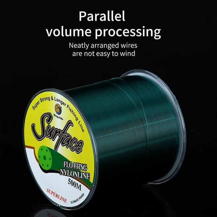 Maguro Fishing - Jerman Senar Pancing Nilon 500M Kuat Anti Keriting Senar Pancing Laut