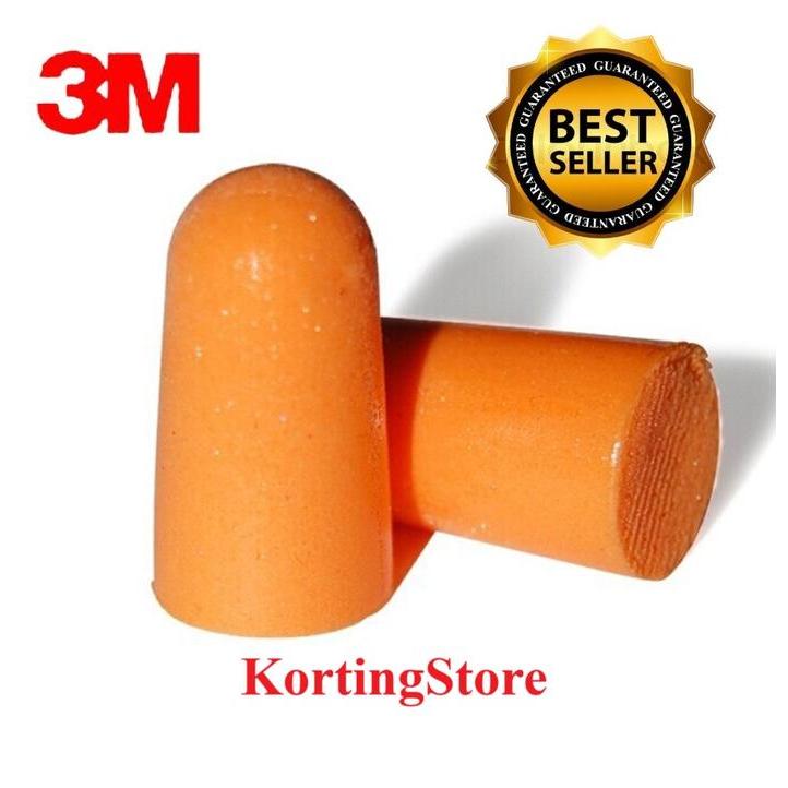 3M Earplug 1100 Pelindung Penutup Telinga Foam Ear Plug Protector