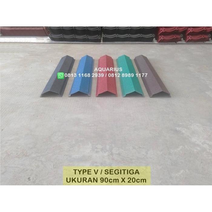 N3W ATAP NOK GENTENG METAL PASIR WUWUNGAN / KERPUS TYPE Y