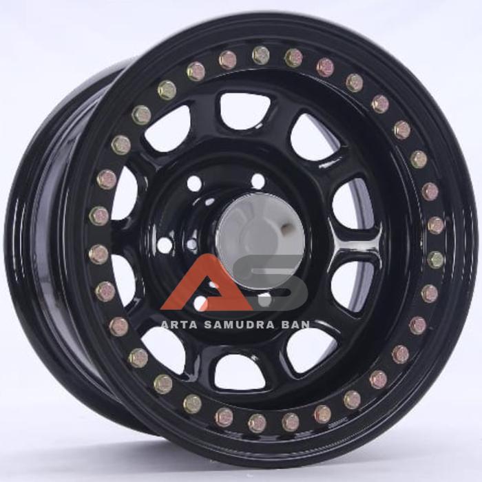 Velg Daytona Besi Steel Beadlock R 16 R16 PCD 6X139 6-139 Land Cruiser , Pajero , Hilux , Fortuner
