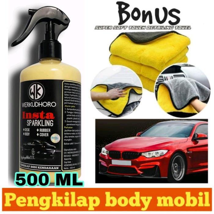 "New" INSTA SPARKLING / Pengkilap Body Motor & Mobil / Pengkilap Body Motor Kinclong Permanen Car