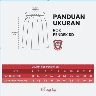 Sale Rok Merah SD - Seragam Sekolah - Seragam SD - Rok SD - Rok SD Panjang - Rok SD Pendek -
