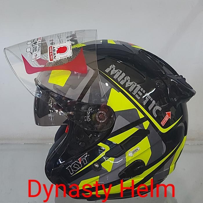 Kyt Galaxy Flat R Motif Black/Yellow #4