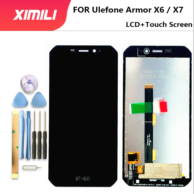 BELI SEKARANG For Ulefone Armor X6 ArmorX7 Armor X7 Pro LCD Screen Digitizer Assembly+Touch Screen M