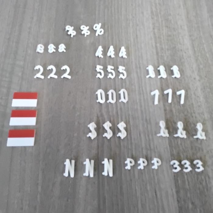 :::::::] Huruf,angka,simbol Movitex