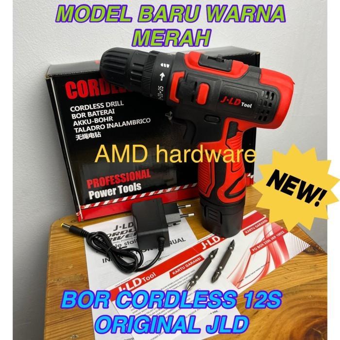 JT READY MESIN BOR CORDLESS DRILL BATERAI 12V JLD 12S ORIGINAL J 12 S VOLT