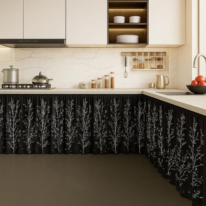 "New" Gorden Kolong Dapur Minimalis Uk 100 x 70 cm + Bonus Tali Kain