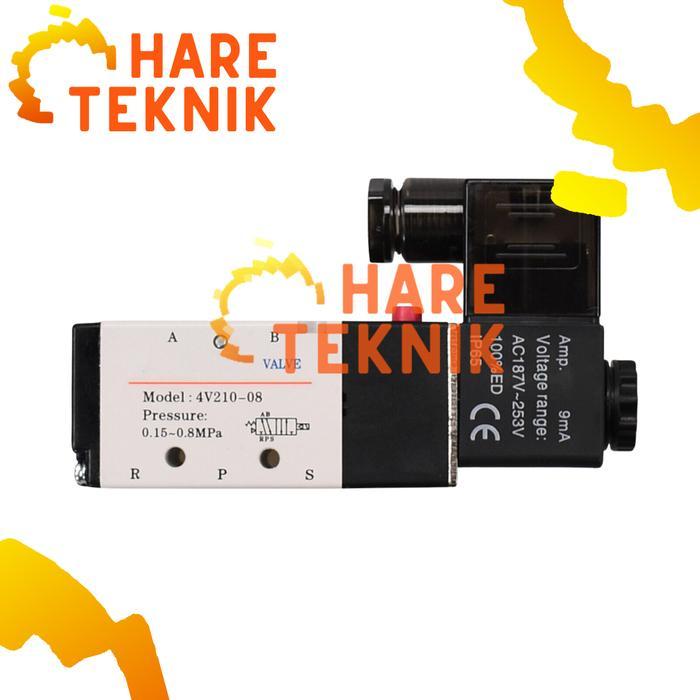Solenoid Valve Airtac 4V 210-08 Selenoid Valve Type 4V210 08 - Ac 220