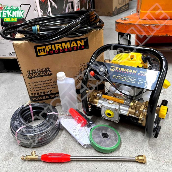 Power Sprayer Portable FIRMAN FPS25-2T FPS25-4T  2Tak 4Tak / Mesin Pompa Steam Motor Mobil Spray Sep