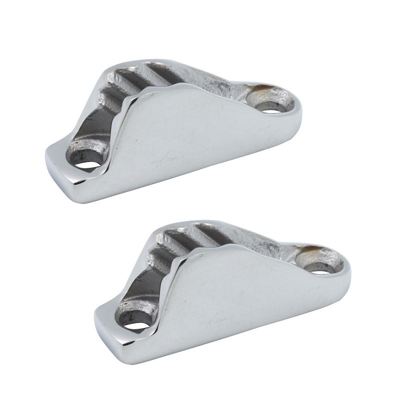 2 Piece 316 Stainless Steel Pontoon Mooring Kayak Cam Clam Cleat 48mm Sailing Boat Accessories Jam