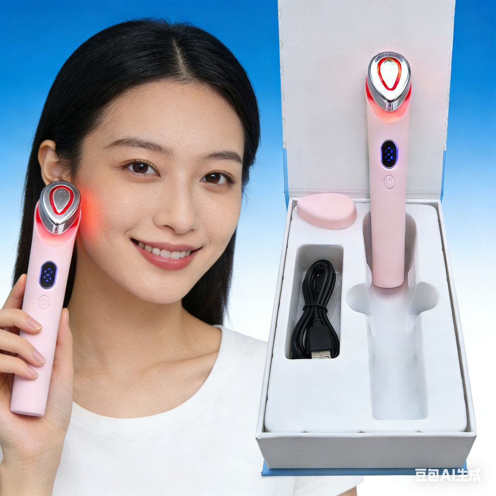7 Colors Age-R Booster Pro Facial Skin Care Beauty Device EMS Microcurrent Lift Massager Home