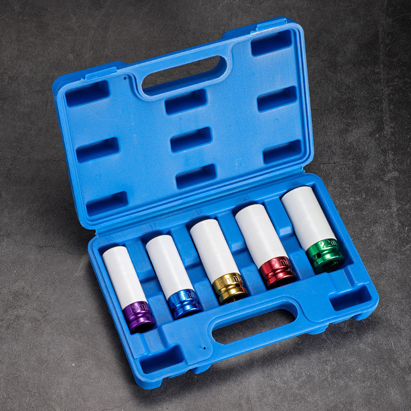 BARU 1/2" Drive Lug Nut Socket Set Wheel Socket Set Impact Lug Nut Socket Set Thin Wall Lug Nut Sock