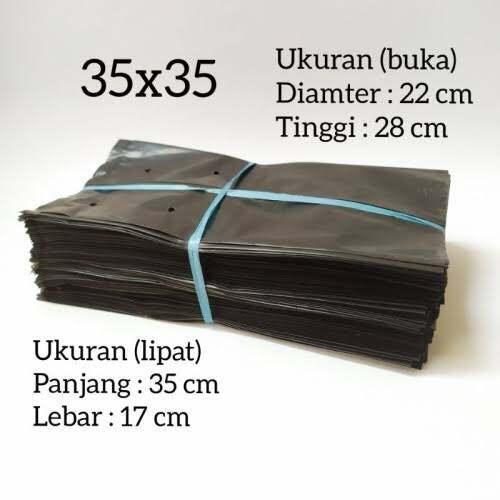 Polybag tanaman ukuran 35x35 isi 100/ polybag 35x35 isi 100