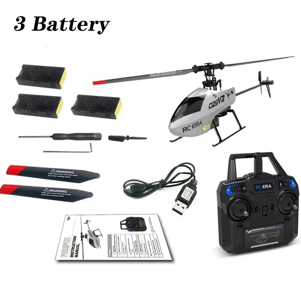 C129 V2 Rc Helicopter 4 Channel Remote Controller Helicopter Charging Toy Drone El Uav Outdoor