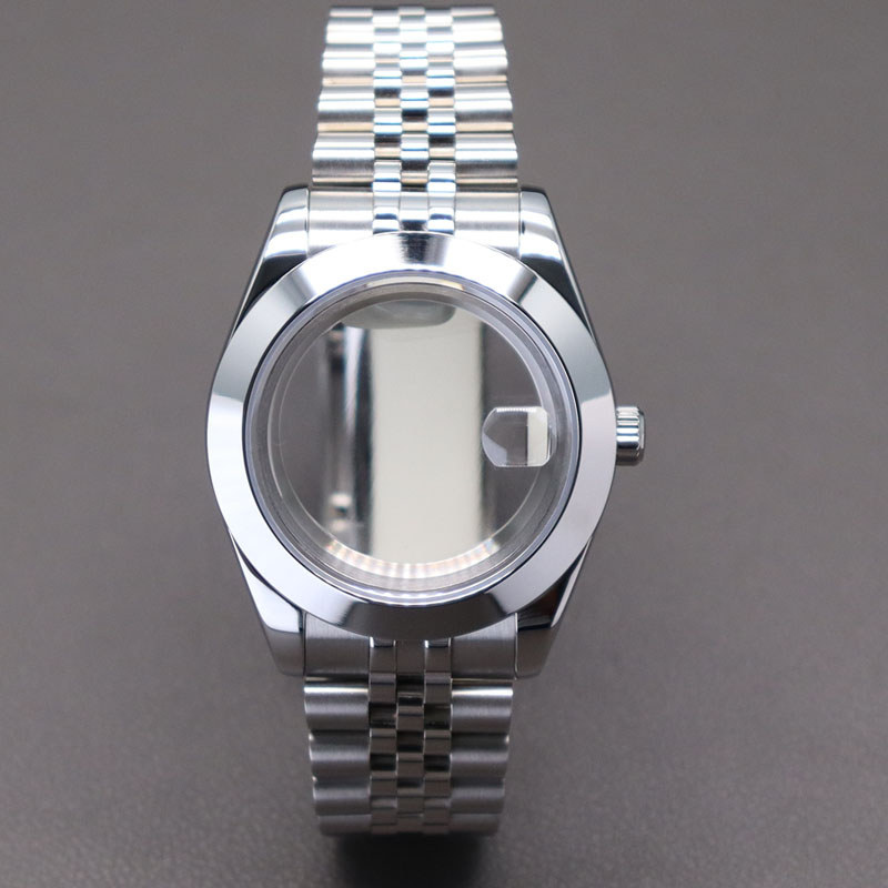 NH35 Watch Case 36mm/39mm High Quality Waterproof Case Bracelet Sapphire Glass For Nh35 Nh36 NH34
