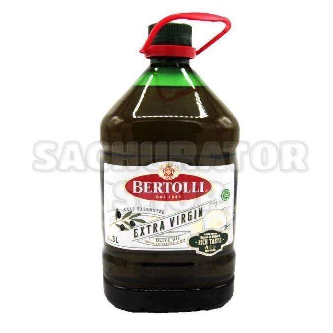 Minyak Zaitun Bertoli Bertolli Ekstra Extra Virgin Olive Olives Oil 3L