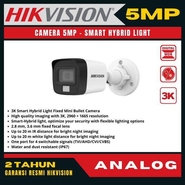 Cctv Hikvision 5Mp Turbo Hd Outdoor Kamera Camera Cctv