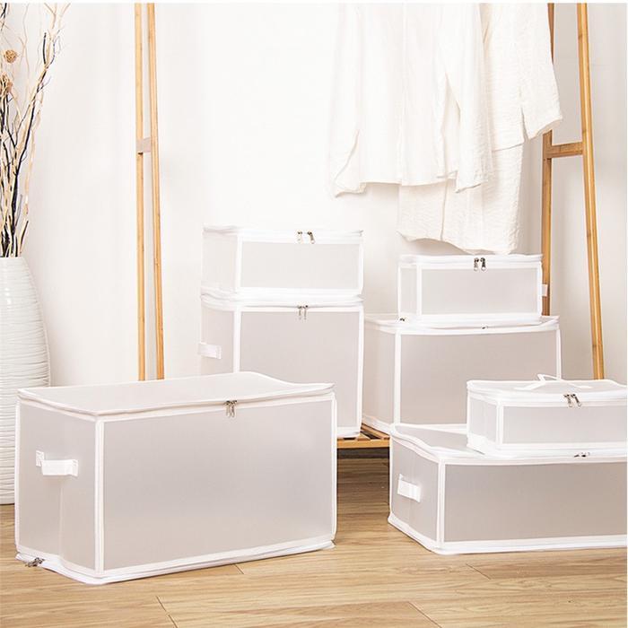 Ibumillenial Tempat Penyimpanan Pakaian Lipat Storage Box Organizer Lemari Pakaian Box Penyimpanan