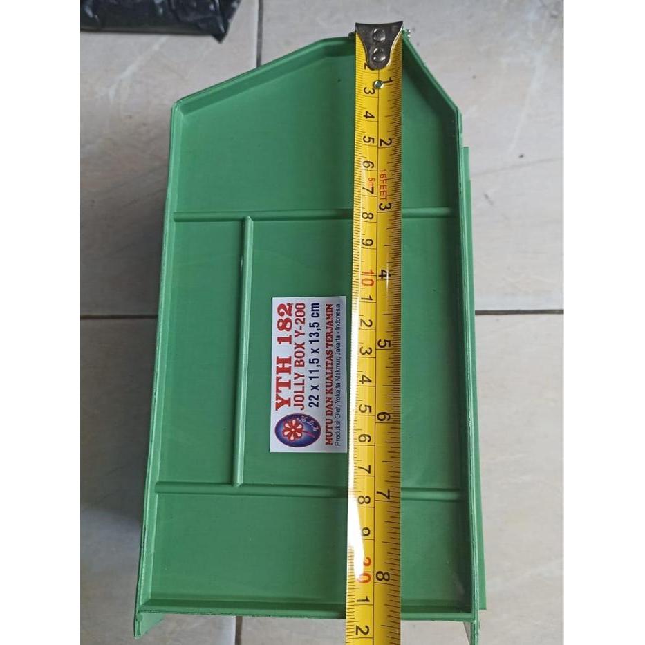 "New" RAUK BAUT HIJAU/KOTAK TEMPAT RAK PLASTIK BAUT STACKABLE/KOTAK MUR BAUT