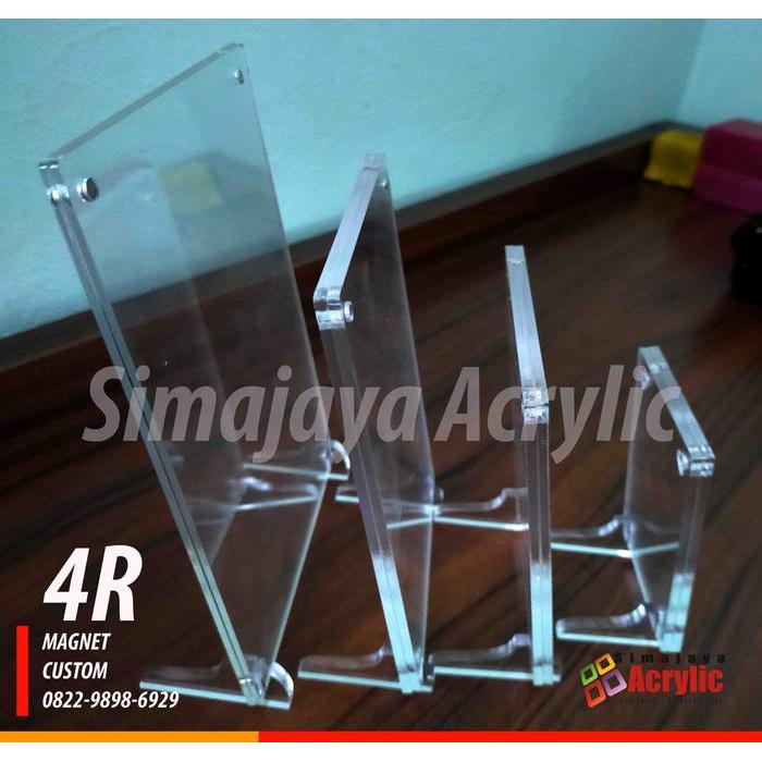 "New" frame akrilik/frame magnet/ frame bingkai akrilik 4R 2mm