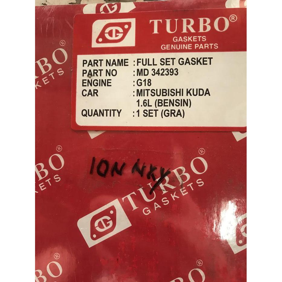 Paking Full Set Mitsubishi Kuda Bensin 1600