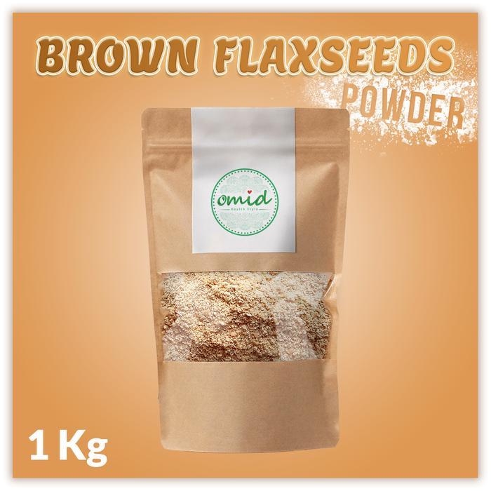 Brown Flaxseed Powder - Tepung Biji Rami Coklat - 1 Kg