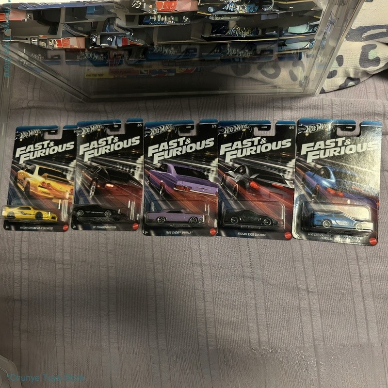 Hot Wheels 1966 Chevy Impala Nissan Sky Gt-R(Bcnr33) Nissan 350Z Custom 1/64 Die-Cast El Toy