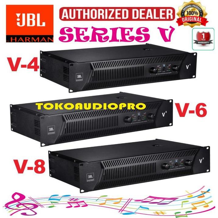 Jbl V-4 V-6 V-8 V Series 2 Channel Power Amplifier Jbl V4 / V6 / V8 Original Power Jbl Co