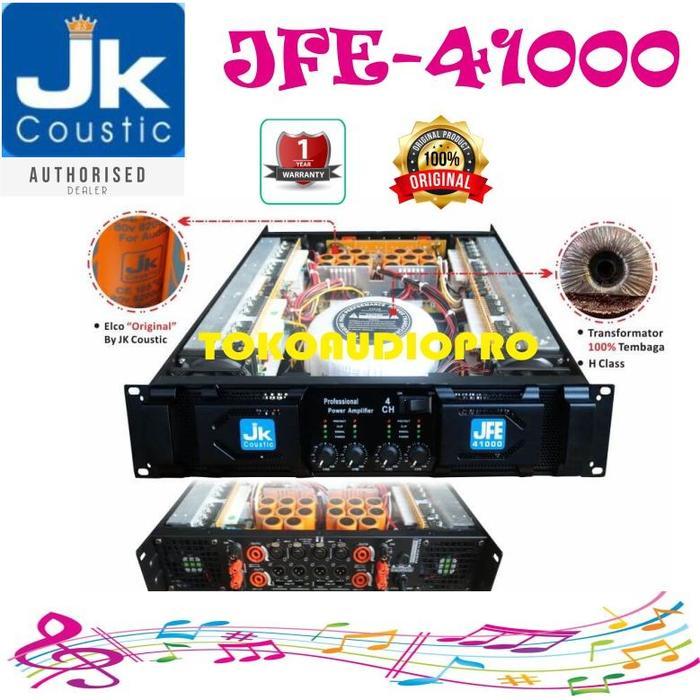 Jk Audio Jfe41000 4-Channel Power Amplifier Original Co