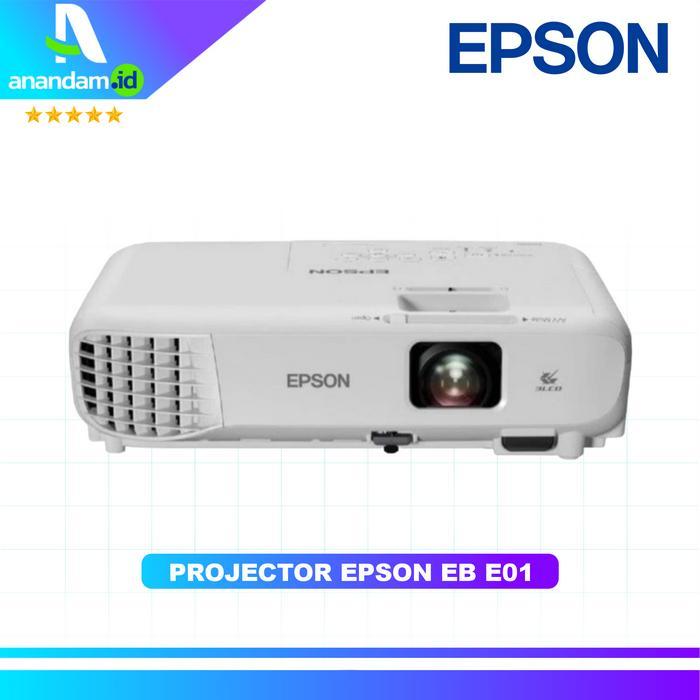 Epson EB E01 XGA 3LCD 3000 Lumens Projector