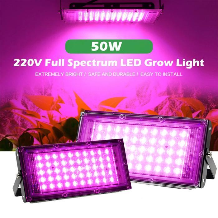 Lampu LED Grow Light Lamp Greenhouse Hydroponic Plant Growth Lighting