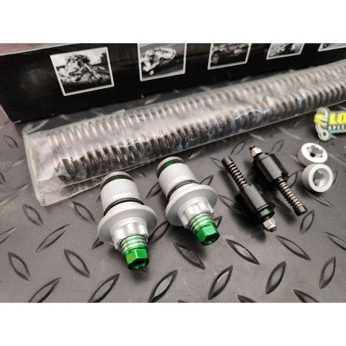 Preload Adjuster Per Shock Depan Spring Kit Emulator Ataka Fizr Jupiter Mx 135 125Z Mxking Supra Gtr