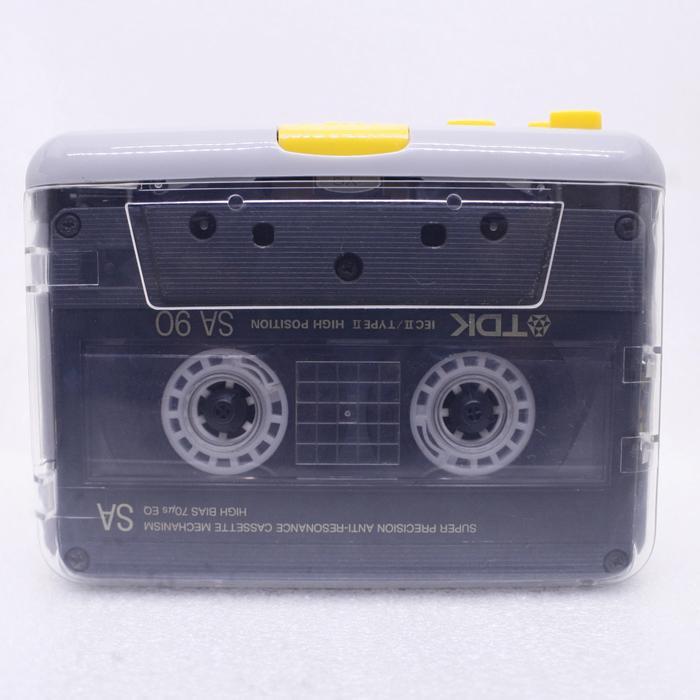 walkman stereo cassette portable tape player kaset pita - transparan