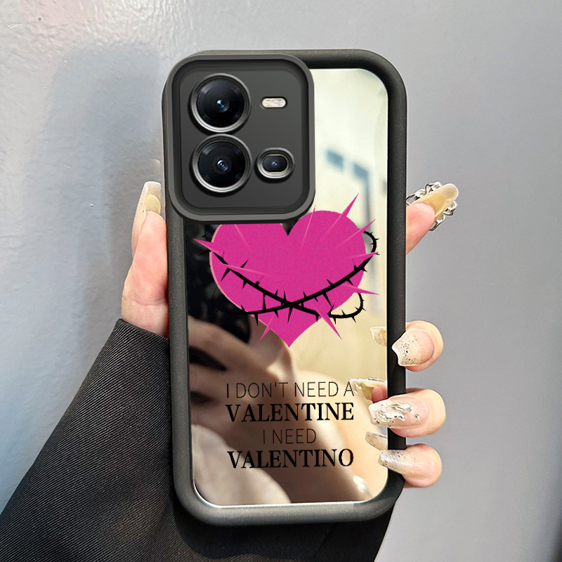 Casing Hp Untuk VIVO V25 5G VIVO V25E VIVO X80 Lite 5G Case Gaya cewek seksi Kesing cermin Kasing Si